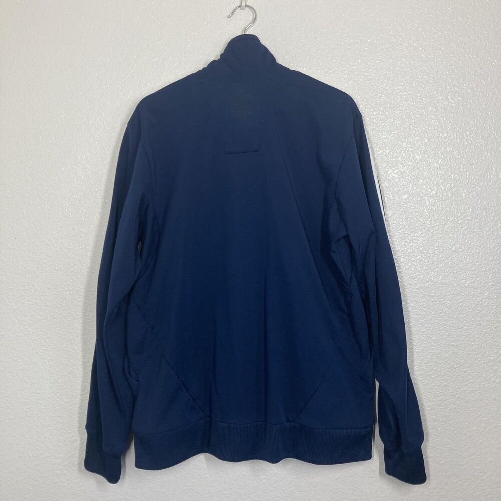 Adidas Jacket Mens Large Navy Blue LA Galaxy DB23 Beckham 25 Soccer Track 2009 - Picture 11 of 16